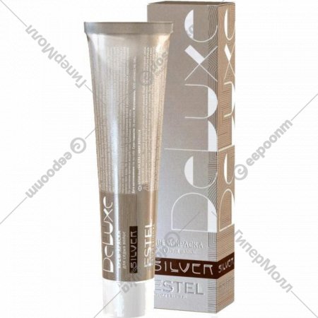 Крем-краска для волос «Estel» De Luxe Silver, 9/34, блондин золотисто-медный, 60 мл
