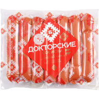 

Сосиски"ДОКТОРСКИЕ"(в/с,ивак)Бр0.39кг