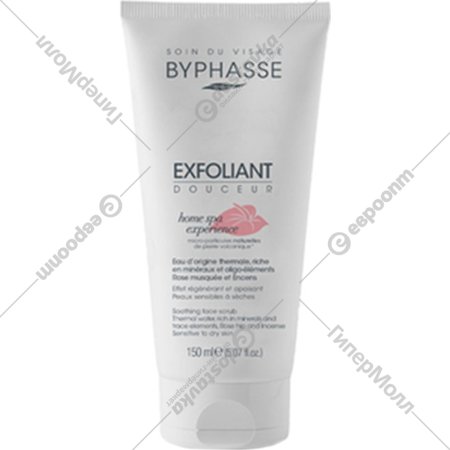 Скраб для лица «Byphasse» Home Spa Experience, Успокаивающий, для сухой и чувствительной кожи, 150 мл