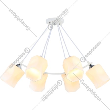 Подвесной светильник «Ambrella light» TR303159/6 WH/CH/FR, белый/хром/белый
