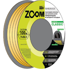Уплот­ни­тель «Zoom» Classic «D», 100 м, черный
