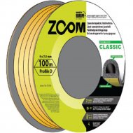 Уплотнитель «Zoom» Classic «D», 100 м, черный
