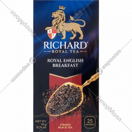 Чай черный «Richard» Royal English Breakfast, 25х2 г