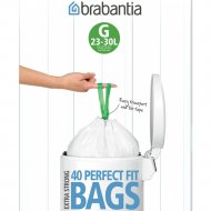 Пакеты для мусора «Brabantia» PerfectFit G, 375668, 23-30 л, 40 шт