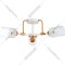 Подвесной светильник «Ambrella light» TR303321/3 WH/GD/CL/FR, белый/золото/прозрачный/белый