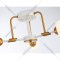 Подвесной светильник «Ambrella light» TR303321/3 WH/GD/CL/FR, белый/золото/прозрачный/белый
