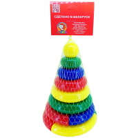 

Пирамидка"ЛОГИКА-2"(6+2кольца-пазл)10341