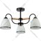 Подвесной светильник «Ambrella light» TR3033241/3 BK/CH/LW/FR, черный/хром/светлое дерево/белый