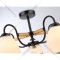 Подвесной светильник «Ambrella light» TR3033245/5 BK/CH/LW/FR, черный/хром/светлое дерево/белый