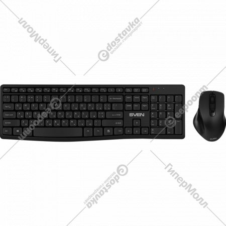 Клавиатура+мышь «Sven» SV-021108, black