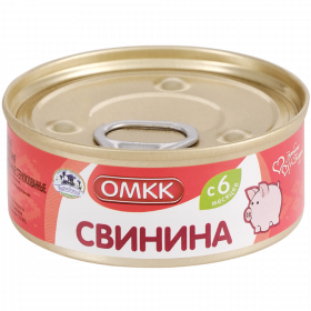 Кон­сер­вы мясные «ОМКК» сви­ни­на, 100 г