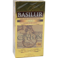 

Чай "BASILUR CEYLON"(чер,м/л,25пак*1,5г)