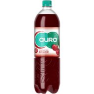 Напиток сокосодержащий негазированный «Aura» вишня, 1 л