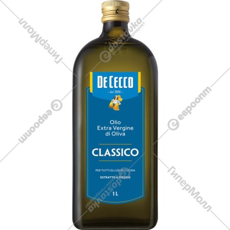 Масло оливковое «De cecco» нерафинированное, 1 л.