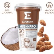 Напиток кисломолочный «Exponenta High-Pro» кокос-миндаль, 250 г
