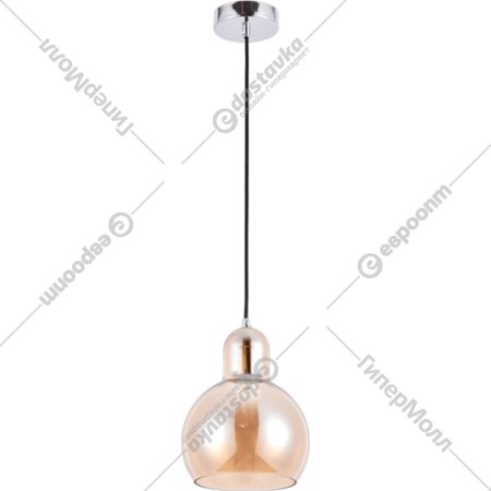 Подвесной светильник «Ambrella light» TR3517 CH/TI, хром/янтарь