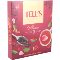 

Чай "TELL'S" (ассорти,9 вкусов) 63x1,5г