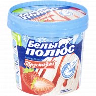 Мороженое «Белый полюс» клубника и сливки, 180 г