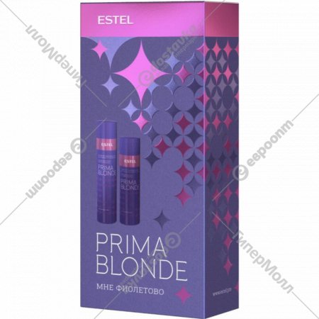 Набор косметики для волос «Estel» Prima Blonde, 250+200 мл