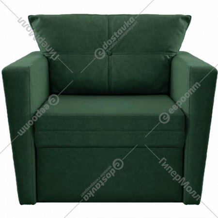 Кресло-кровать «Brioli» Пино К, J8 темно-зеленый, 100х83х90 см