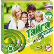 Спираль от комаров «Тайга» древесные, 10 шт