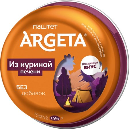Паштет из куриной печени Argeta, 95 г