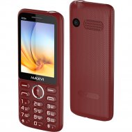 Мобильный телефон «Maxvi» K15n, винный красный
