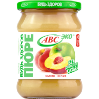

Пюре "АВС" будь здоров, ябл/перс, 450гр