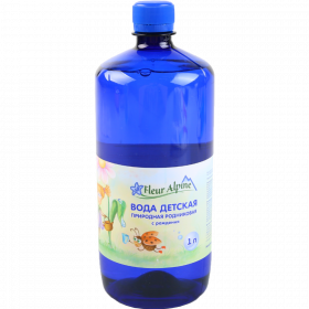 Вода питьевая негазированная «Fleur Alpine» для детей 0+, 1 л