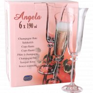 Набор бокалов для шампанского «Angela» 190 мл, 6 шт.