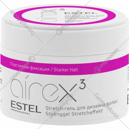 Гель для укладки волос «Estel» Stretch Airex, пластичная фиксация, 65 мл