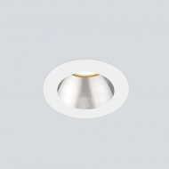 Точечный светильник «Elektrostandard» 25023/LED 7W 4200K WH/SL, белый/серебро, a056772