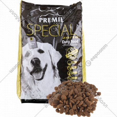 Корм для собак «Premil» Special, гипоаллергенный, 1 кг, фасовка 0.9 кг