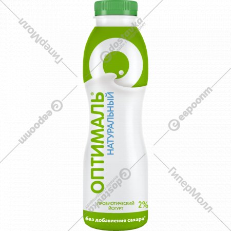 Йогурт питьевой «Оптималь» без сахара, 2%, 415 г