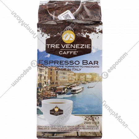 Кофе молотый «Tre Venezie Caffe» Espresso Bar, 250 г