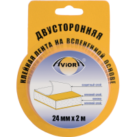

Лента двуст.вспен.(24мм*2м,блис) 302-016