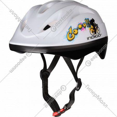 Шлем защитный «Indigo» Go IN071, р.M, белый