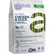 Корм для кошек «Alleva» Холистик, для стерилизованных кошек, с курицей и уткой, 1.5 кг