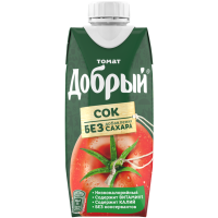 

Сок "ДОБРЫЙ" (томатный с солью) 0.33л