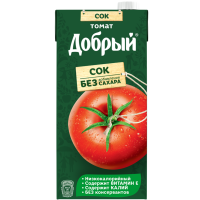 

Сок "ДОБРЫЙ" (томатный,с солью) 2л