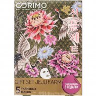 Подарочный набор тканевых масок для лица «CORIMO» Jeju Farm, 22 г х 5 шт