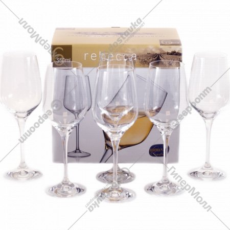Набор бокалов для вина «Crystalex» Rebecca, 40797/350, 6 шт