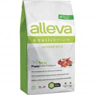 Корм для щенков «Alleva» Эквилибриум Сенситив, для мелких и средних пород, с ягненком, 2 кг