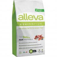 Корм для собак «Alleva» Эквилибриум Сенситив, для мелких и средних пород, с ягненком и океанической рыбой, 2 кг
