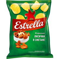 

Чипсы риф."ESTRELLA" (со вк.лисичек)125г
