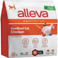 Корм для кошек «Alleva» Эквилибриум, для стерилизованных кошек, с курицей, 400 г