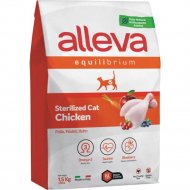 Корм для кошек «Alleva» Эквилибриум, для стерилизованных кошек, с курицей, 1.5 кг