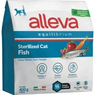 Корм для кошек «Alleva» Эквилибриум, для стерилизованных кошек, с рыбой, 400 г