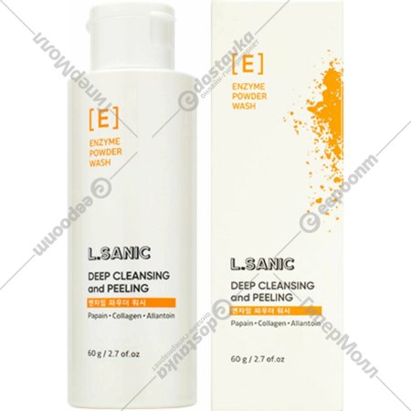 Пудра для умывания «L.Sanic» Deep Cleansing and Peeling Enzyme Powder Wash, 60 г