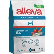 Корм для кошек «Alleva» Эквилибриум, для стерилизованных кошек, с рыбой, 1.5 кг